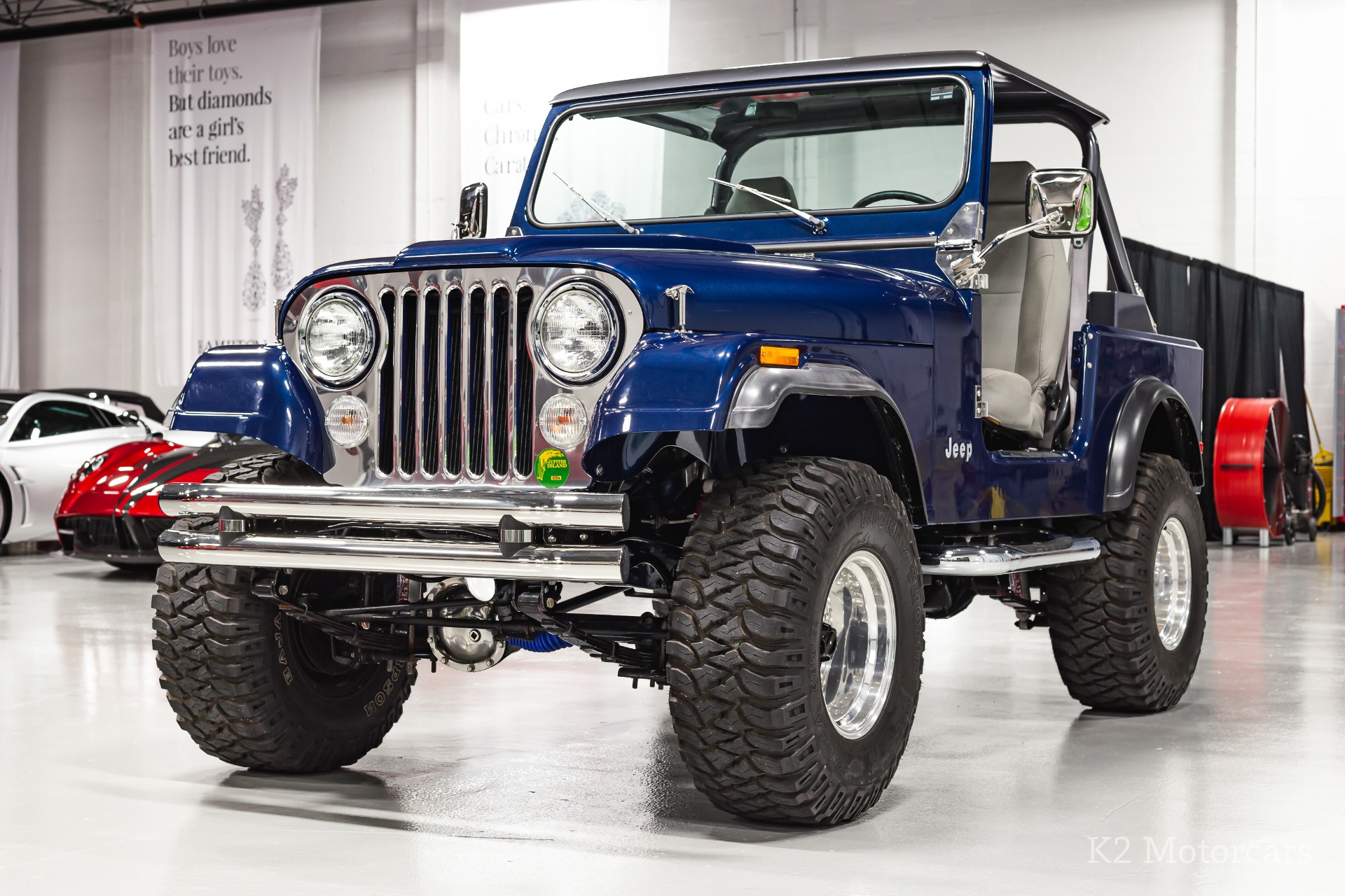 Used 1981 jeep cj 7 restomod for sale sold k2 motorcars stock 00100